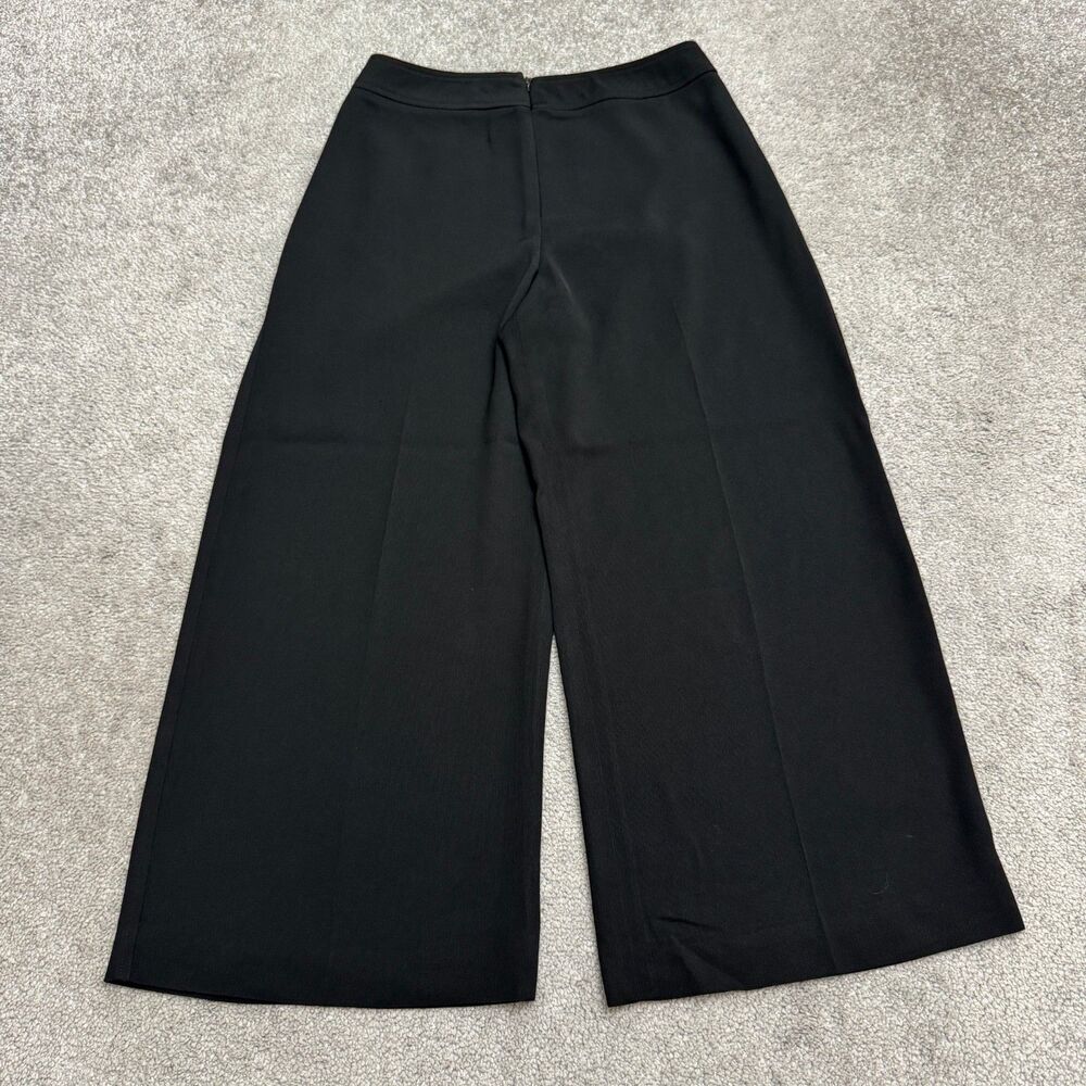 Vintage Renfrew Wide Leg Dress Pants Womens 4 Black High Rise Triacetate Blend